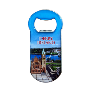 'Derry Ireland' Bottle Opener Magnet