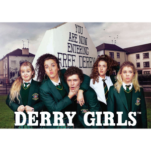 Derry Girls Postcard - Cast