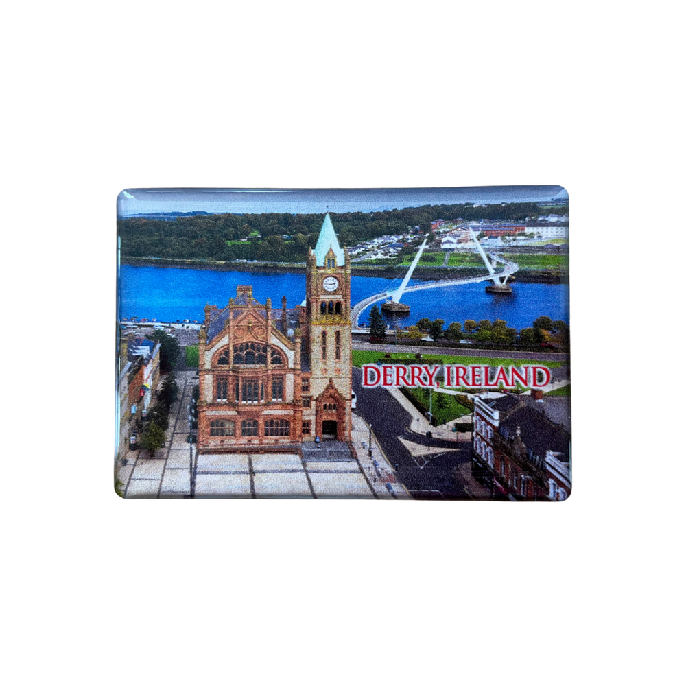 'Derry Ireland' Fridge Magnet