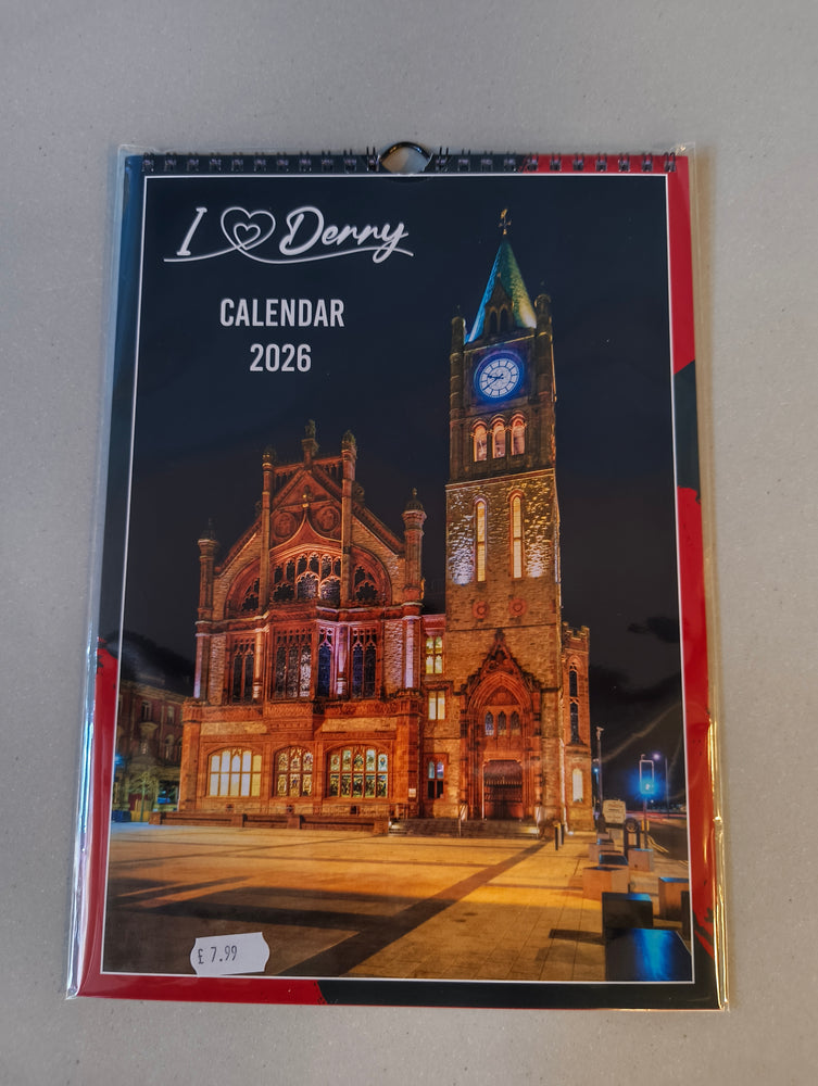 Derry Calendar 2026 - Portrait (A4)