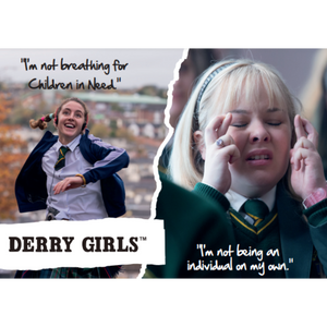 Derry Girls Postcard - Orla and Clare