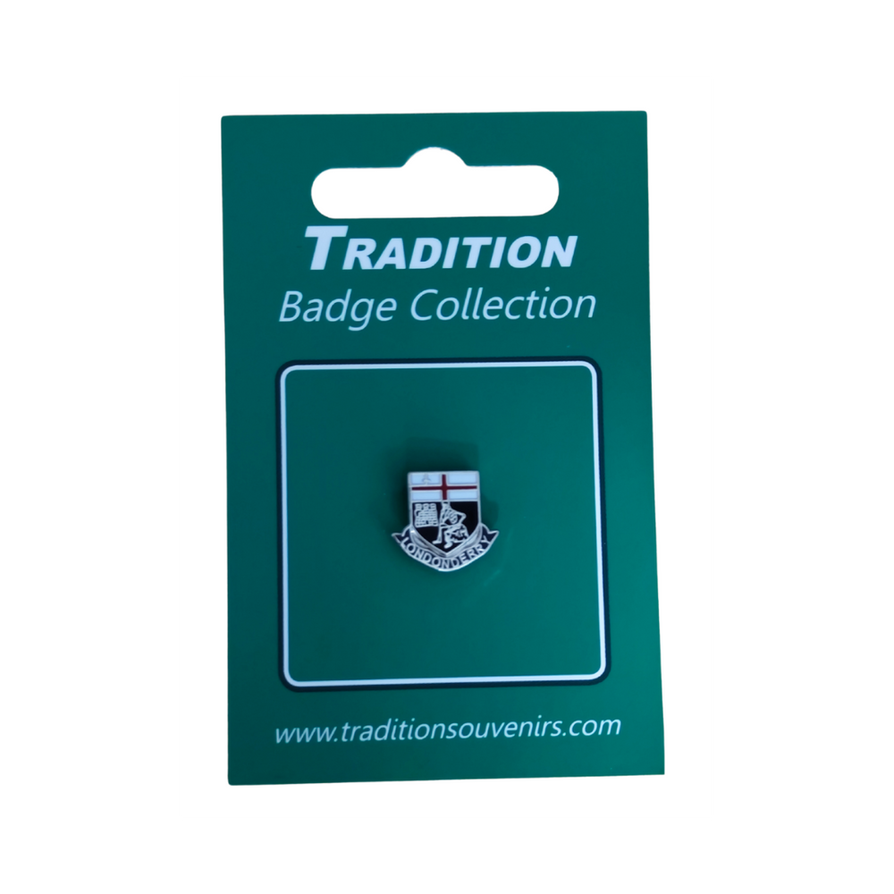 Londonderry Coat of Arms Crest Pin Badge