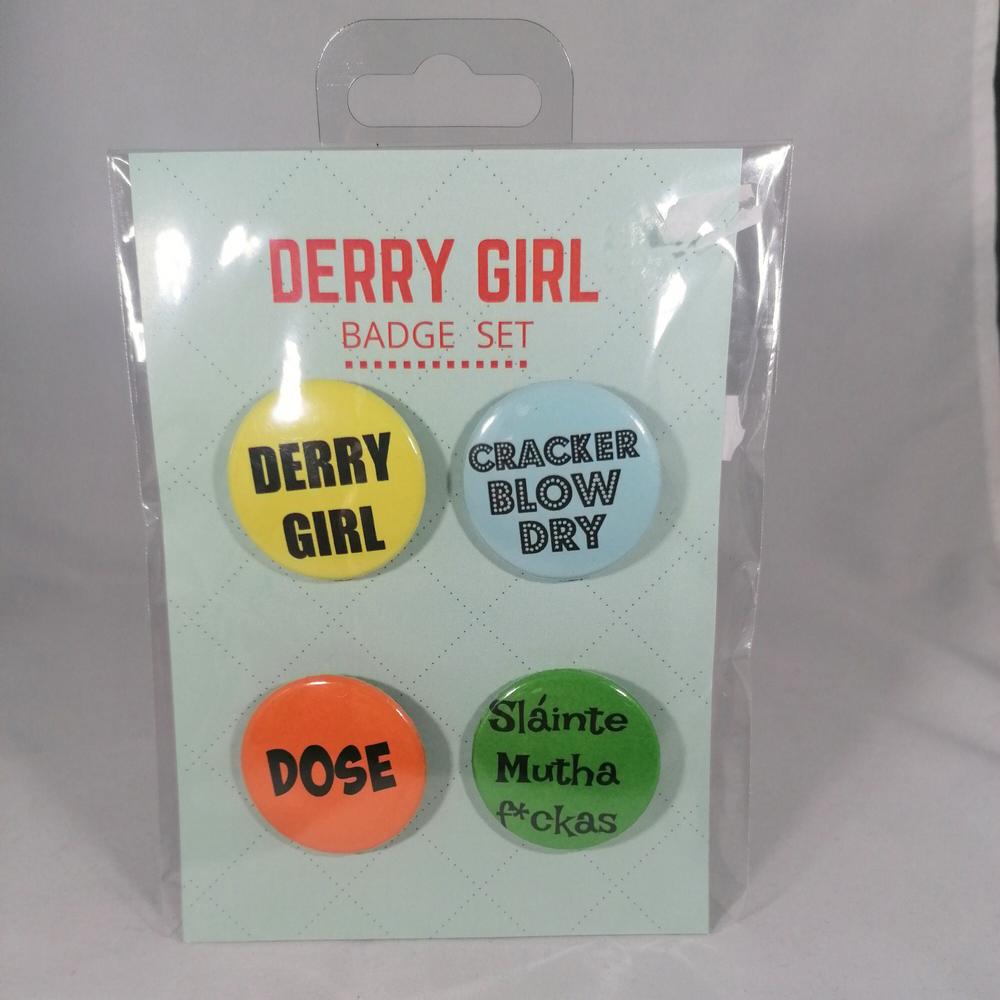 Derry Girls Badge Set
