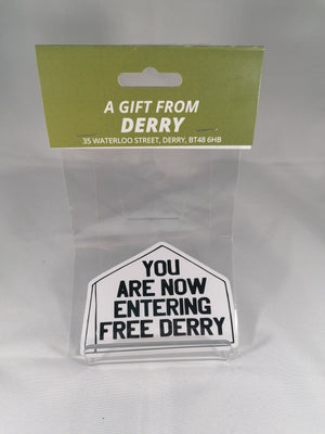 Checkpoint Charlie Derry Stickers