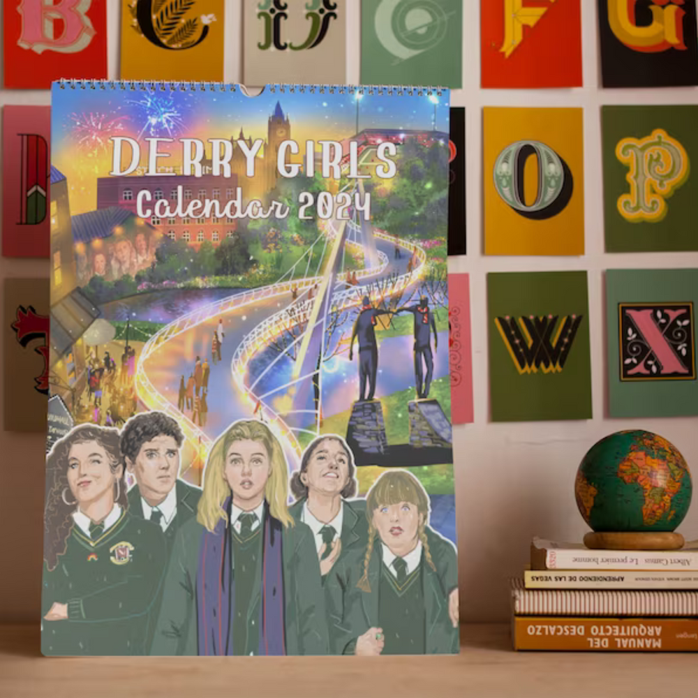 
            
                Load image into Gallery viewer, Derry Nice Things - Derry Girls A3 Calendar
            
        