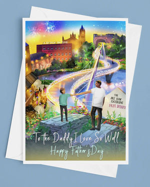 
            
                Load image into Gallery viewer, &amp;#39;Daddy I Love So Well&amp;#39; Son Fathers Day Card by DNT
            
        