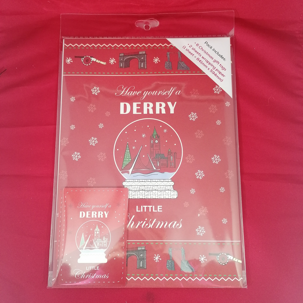 Derry Little Christmas Gift Wrap Set