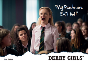 Official Derry Girls Postcard - Erin -Cast