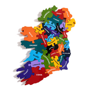 Rainbow Jigsaw Puzzle - Map of Ireland