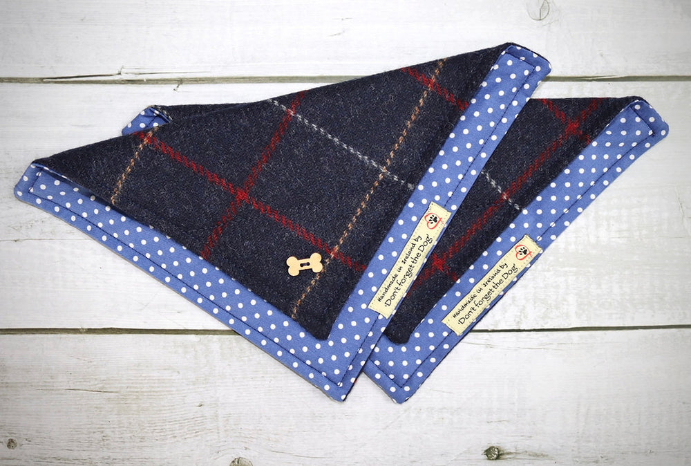 Tweed Neckerchief Bandana For Dogs