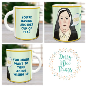 Derry Girls Sister Michael Illustrated Mug