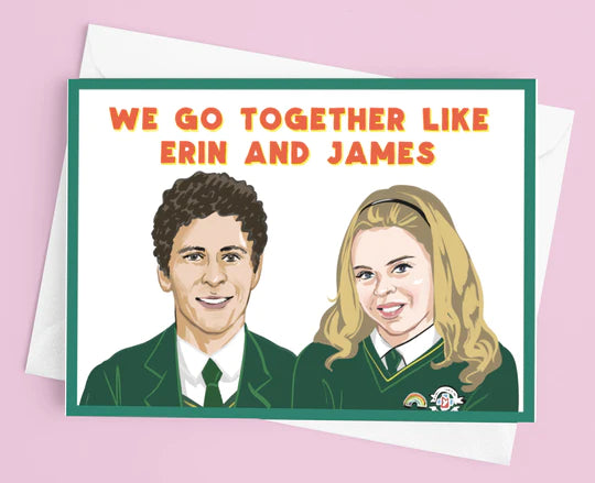 
            
                Load image into Gallery viewer, Derry Girls James &amp;amp; Erin Greetings Card by DNT
            
        
