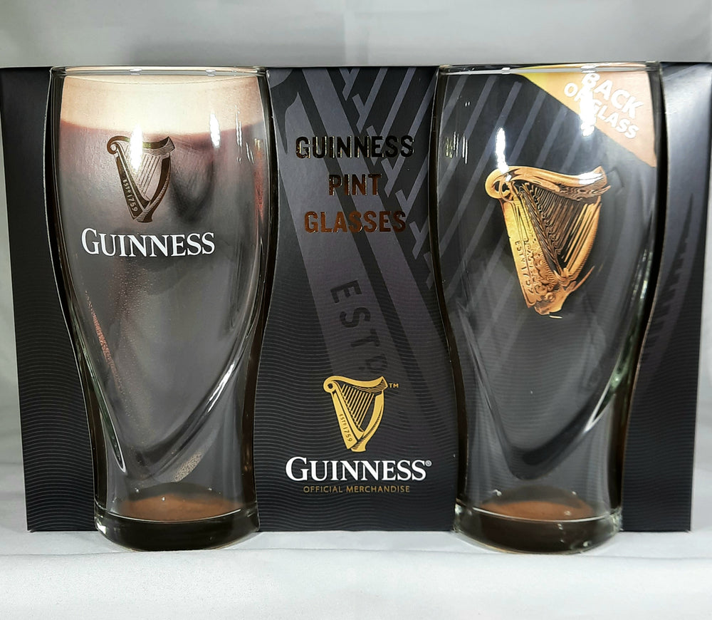 Guinness Pint Glasses - 2 Pack