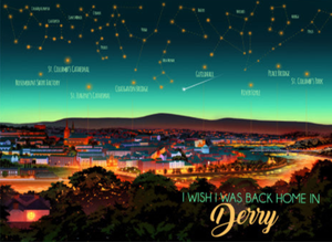 
            
                Load image into Gallery viewer, I Wish I Was Back Home in Derry - Fridge Magnet
            
        