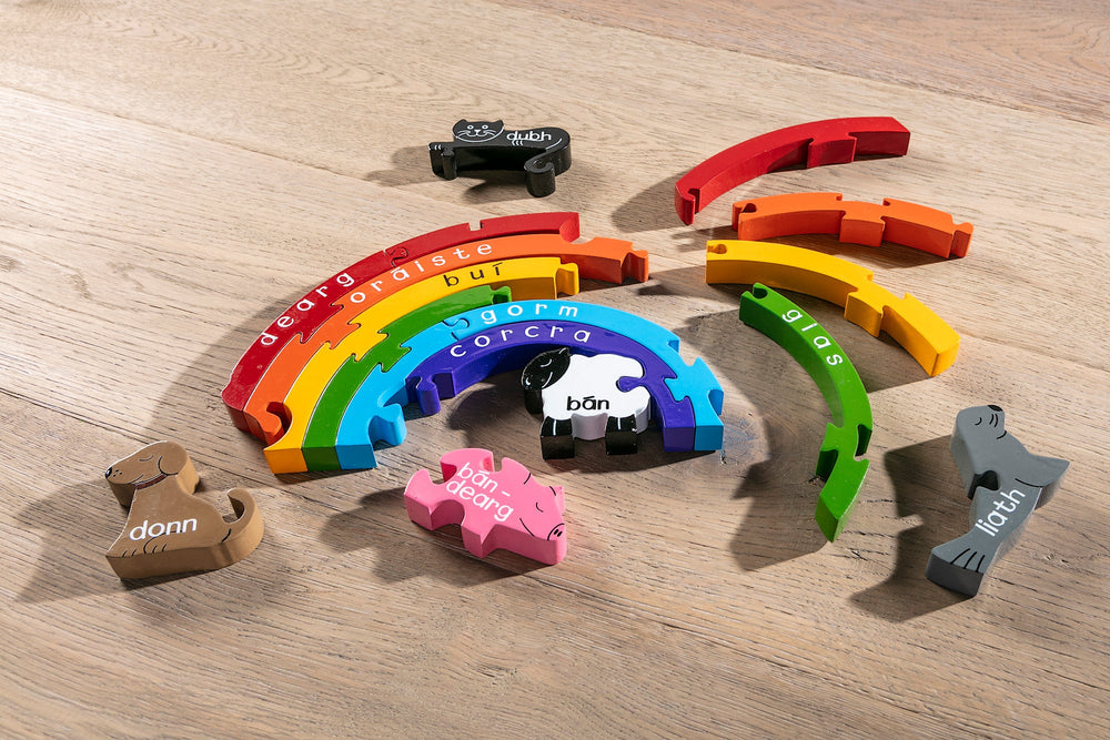 Rainbow Jigsaw Puzzle (As Gaeilge)