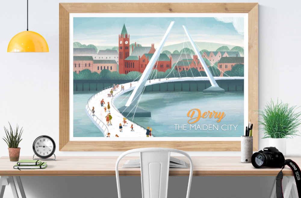 Derry Nice Things 'Derry - The Maiden City' Print A4