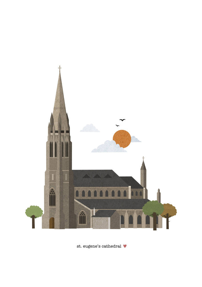 St. Eugene's Cathedral - A4 Print