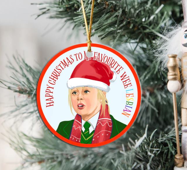 
            
                Load image into Gallery viewer, &amp;quot;Derry Nice Things&amp;quot; Wee Claire Lesbian Christmas Decoration
            
        