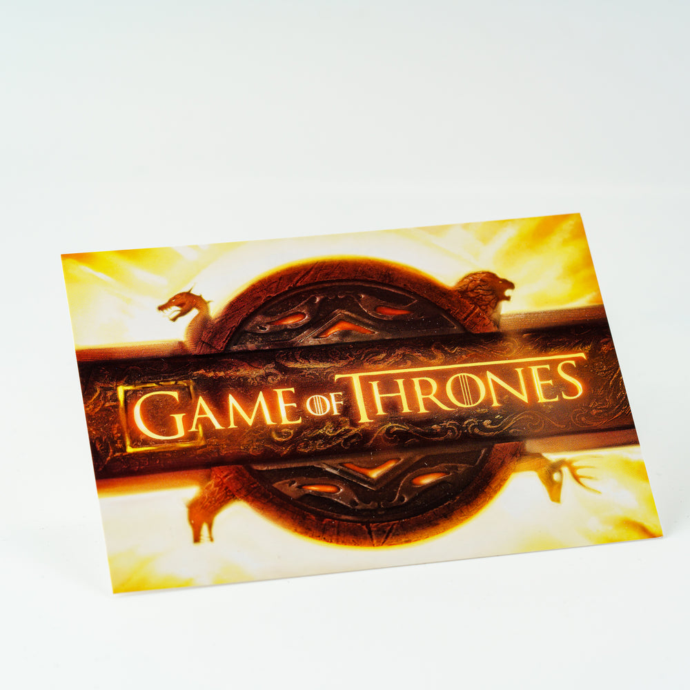 
            
                Load image into Gallery viewer, Game of Thrones Postcard- Logo
            
        