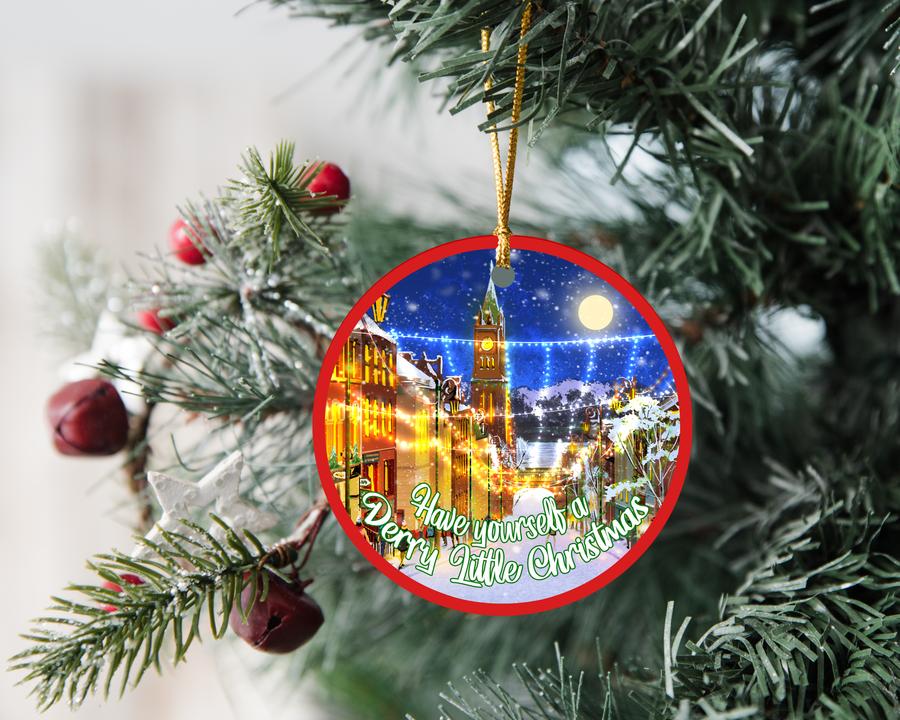 
            
                Load image into Gallery viewer, Have yourself a Derry Little Christmas Shipquay Street Christmas Decoration
            
        