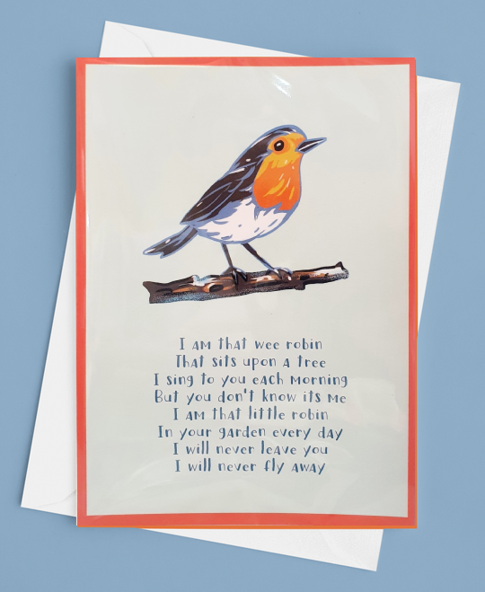 Wee Robin Greetings Card