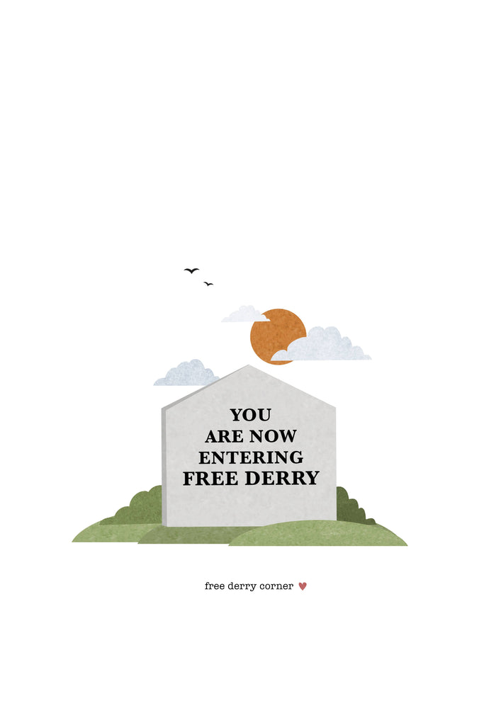 Free Derry Corner - A4 Print