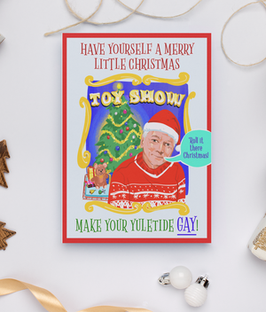 RTE Late Late Toy Show Gay Byrne Irish Christmas Card