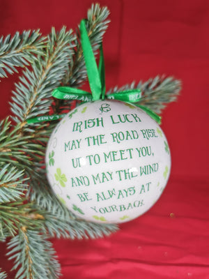 
            
                Load image into Gallery viewer, A Little Irish Luck Christmas Bauble
            
        