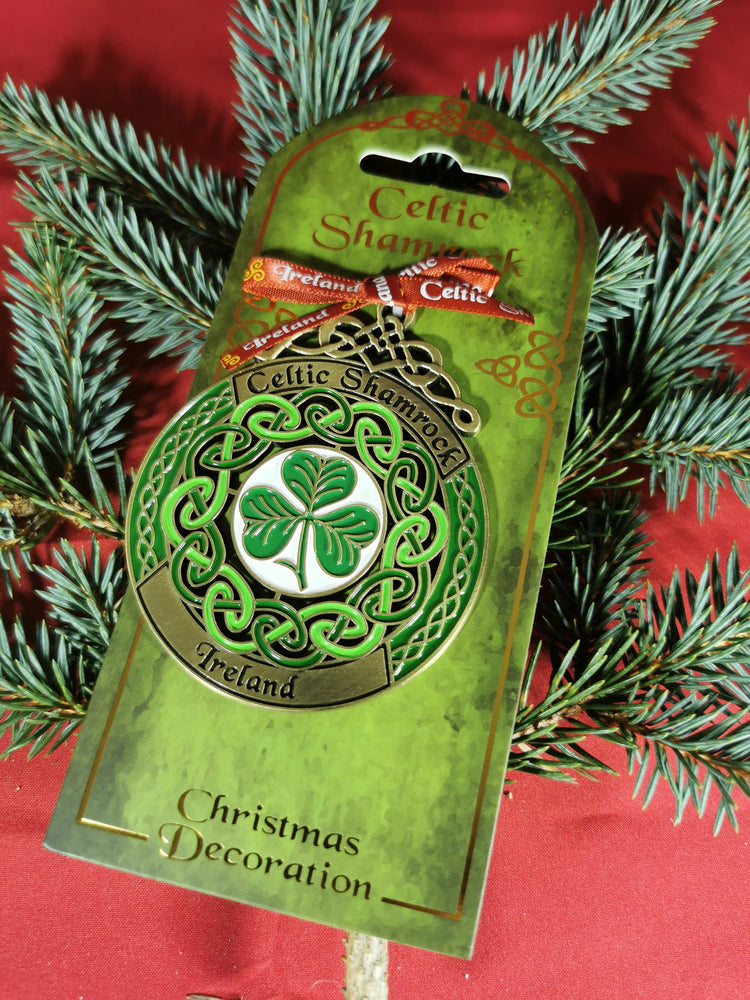 Celtic Shamrock Christmas Decoration