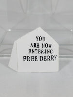 Checkpoint Charlie Free Derry  Corner Resin Magnet