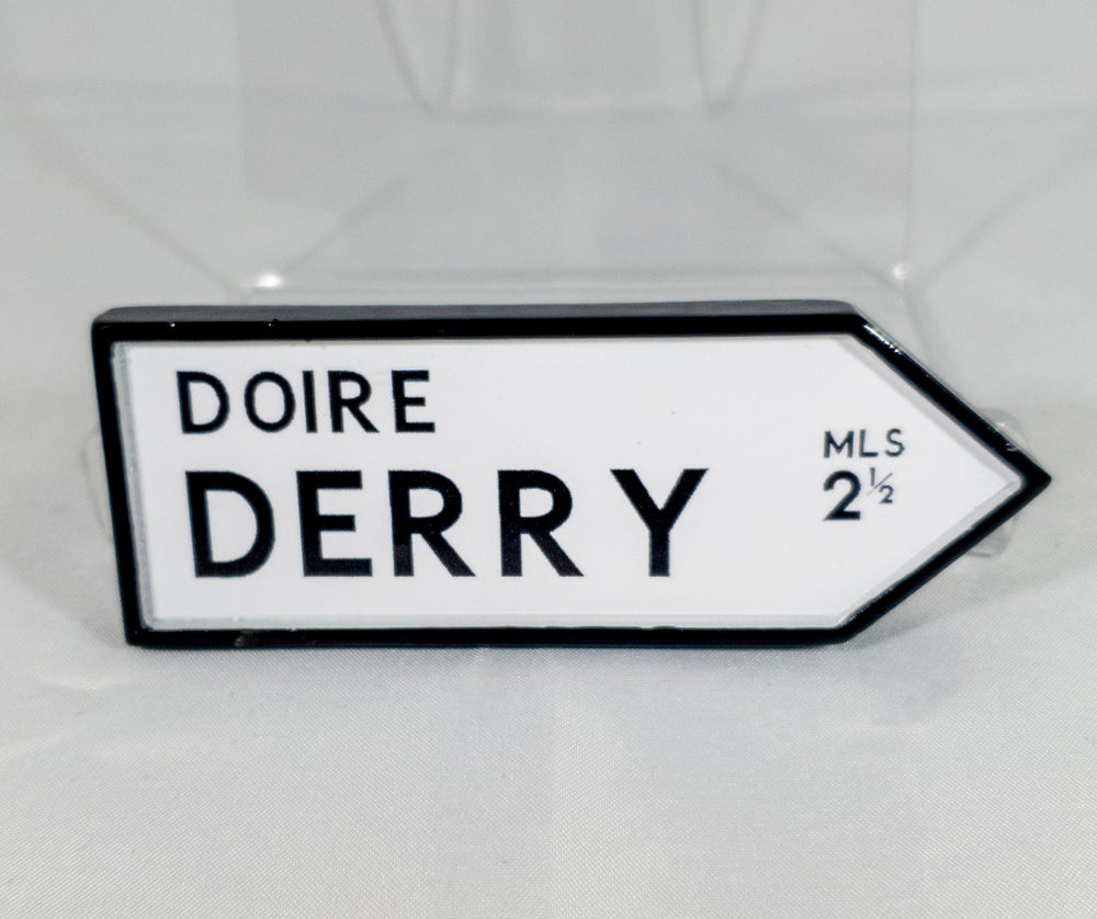 Checkpoint Charlie Derry Sign Magnet