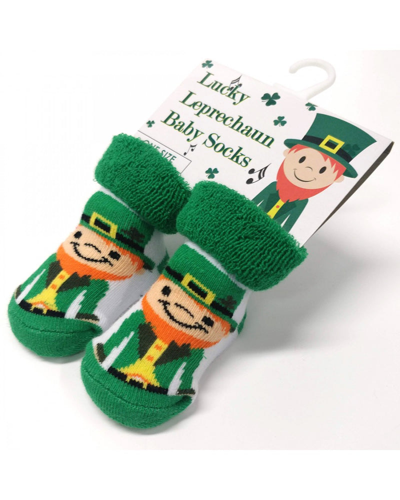 Lucky Leprechaun Baby Socks