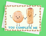 'Sausage Roll Bap' Valentines Day card by Derry Nice Things