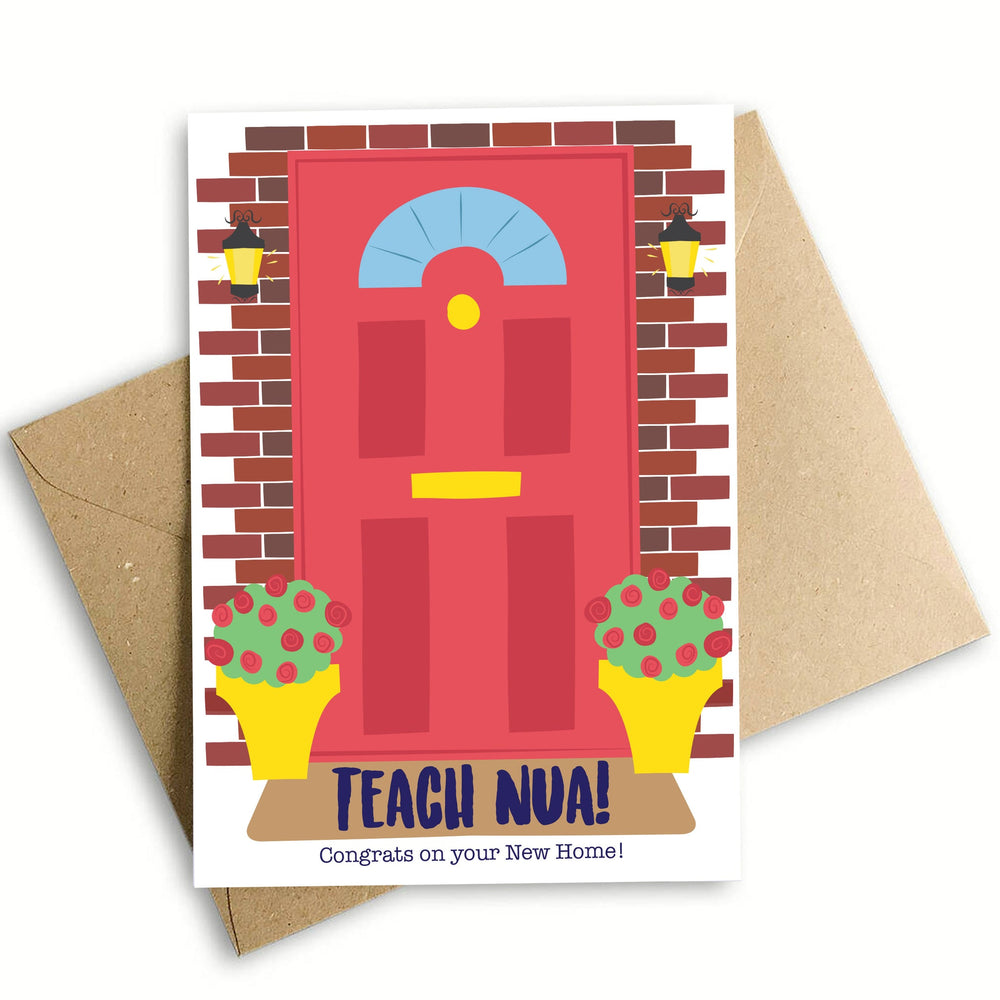 
            
                Load image into Gallery viewer, &amp;#39;Teach Nua&amp;#39; New House Card by Prints of Ireland
            
        